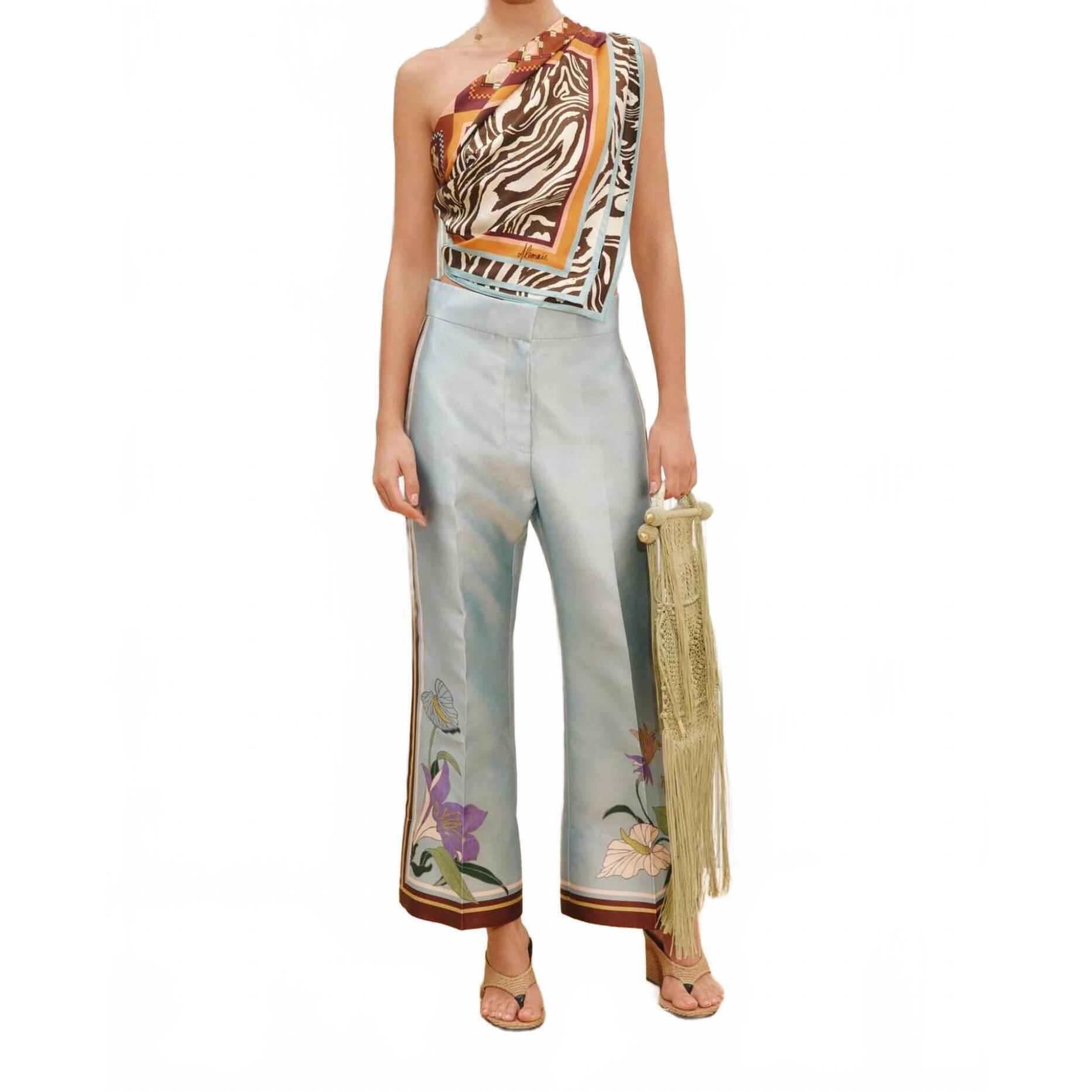 New Alemais Alfie Pant In Ice Blue